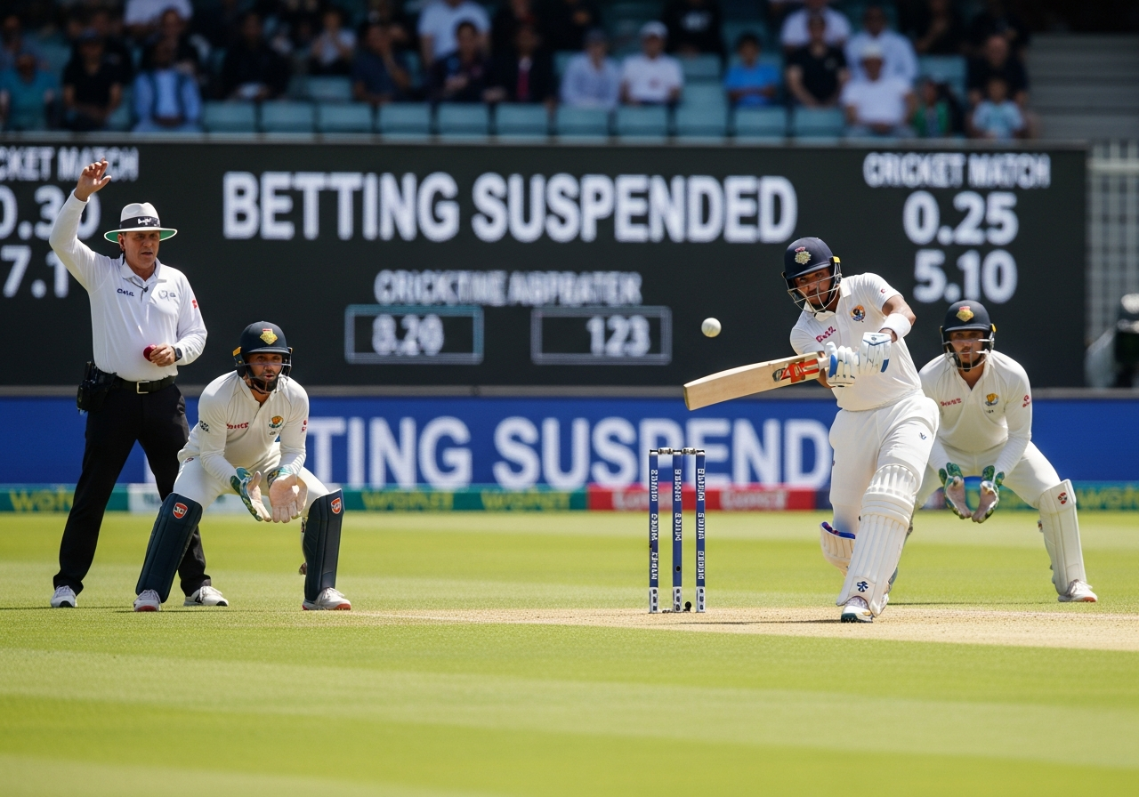Market suspension rules during live cricket matches in India